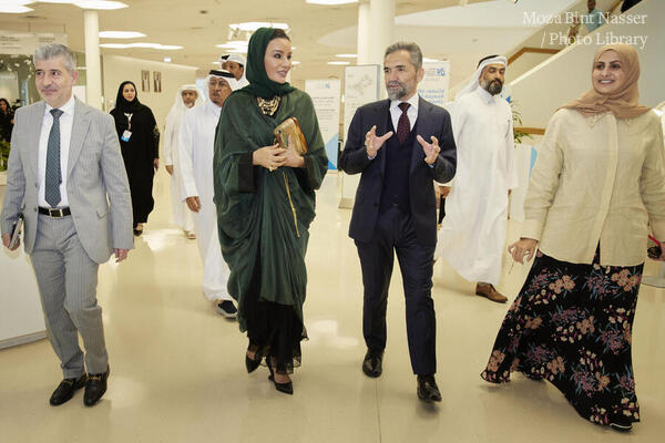 Her Highness attends the first international symposium on comparative education