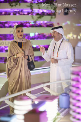 صاحبة السمو تزور معرض اكسبو الدوحة ٢٠٢٣ للبستنة