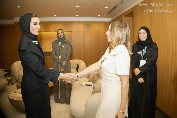 Her Highness meets with Wife of the Prime Minister of Malta