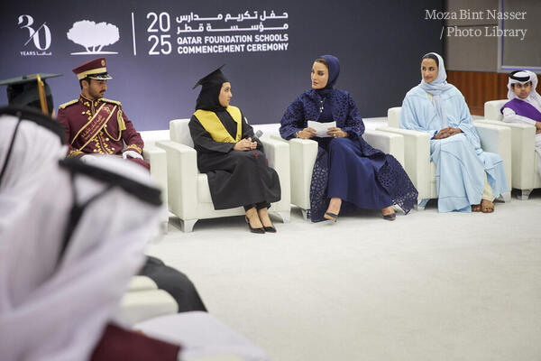 Her Highness attends the Qatar Foundation Schools Commencement Ceremony 2025 